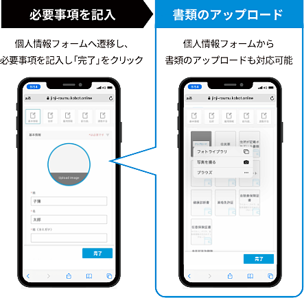 従業員の個人情報の回収書類例